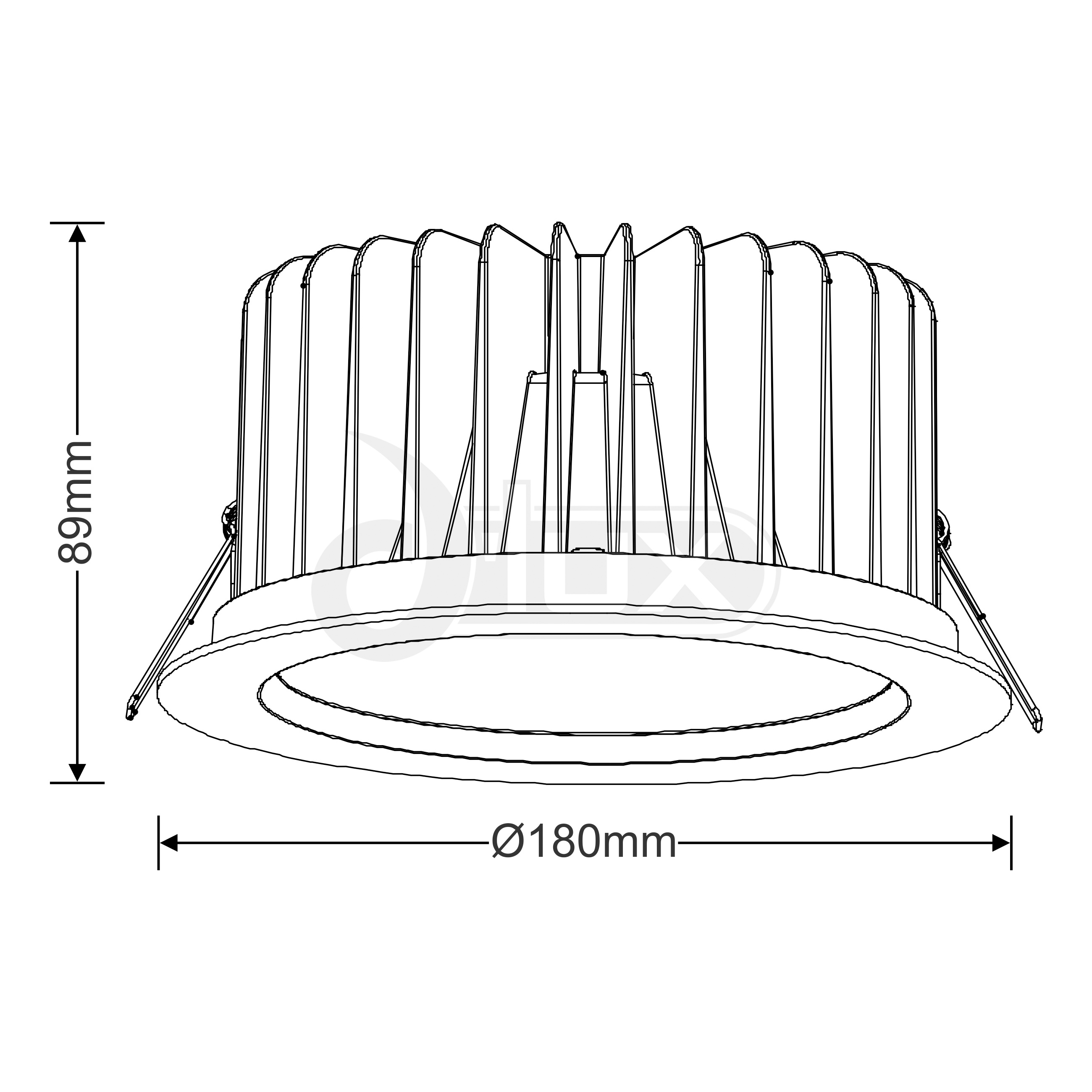 Brio 25 Recessed Ceiling Luminaires Dlux Round Recess Ceiling